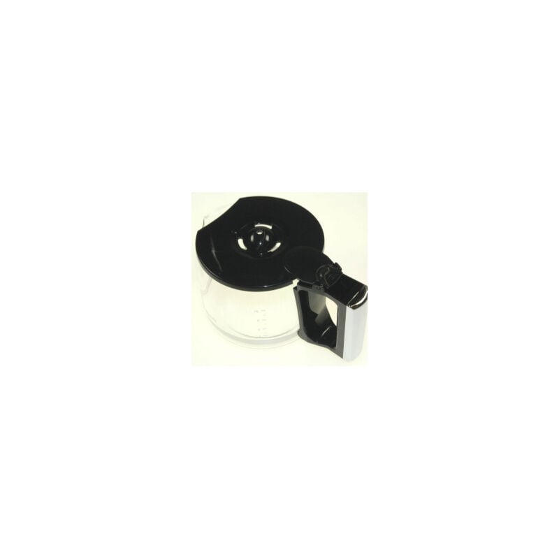 foto del prodotto brocca completa con coperchio nero macchina da caffe, caffettiera philips 124016