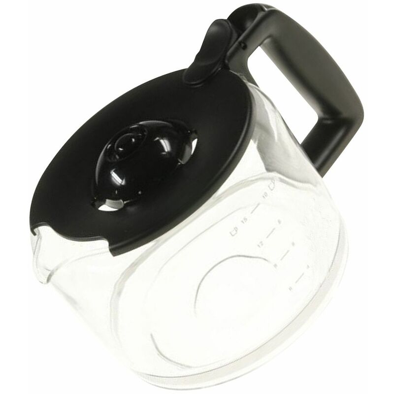 foto del prodotto brocca con coperchio nero macchina da caff , caffettiera tefal 322635