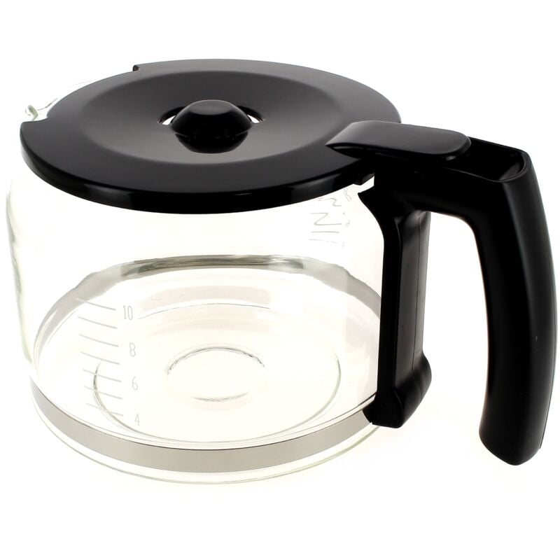 foto del prodotto brocca nera da 10 tazze per macchina da caff electrolux