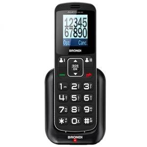 foto del prodotto brondi amico home 4,5 cm 1.77 90 g nero telefono di livello base