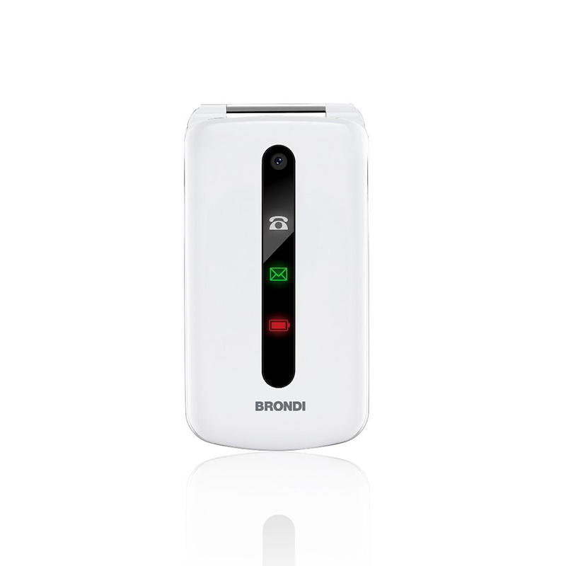 foto del prodotto brondi president 7,62 cm 3 130 g bianco telefono cellulare basico
