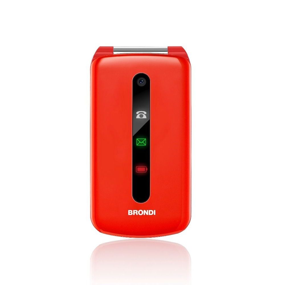 foto del prodotto brondi president 7,62 cm 3 130 g rosso telefono cellulare basico