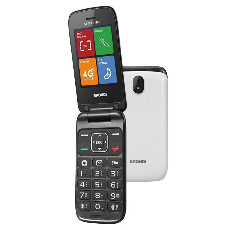 foto del prodotto brondi strike 4g light grey clamshell