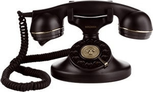 foto del prodotto brondi vintage 10 telefono analogico nero