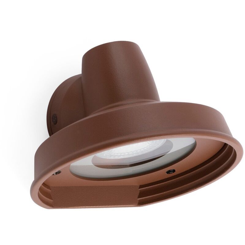 foto del prodotto bronx lampada da parete marrone 1xgu10 max 8w marca faro