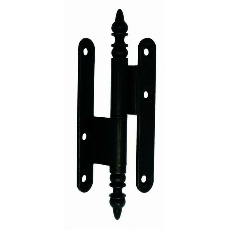 foto del prodotto bros cerniera a manovella rustica in acciaio 110x60x70 nero destra 23ard1165
