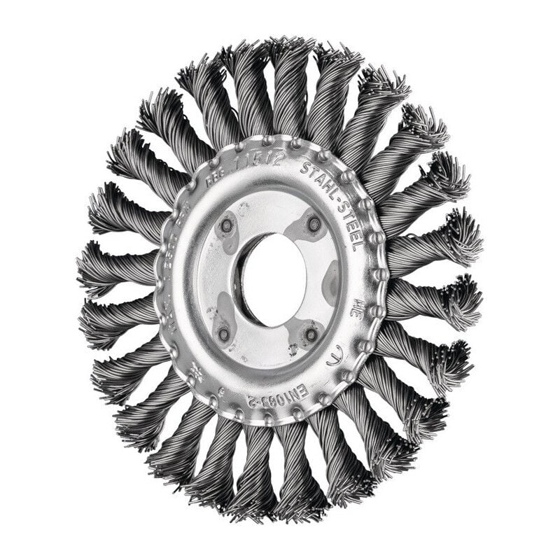 foto del prodotto brosse ronde rbg d.125mm paisseur fil 0,5mm sta 0,5mm 12500min 1 pi ce.