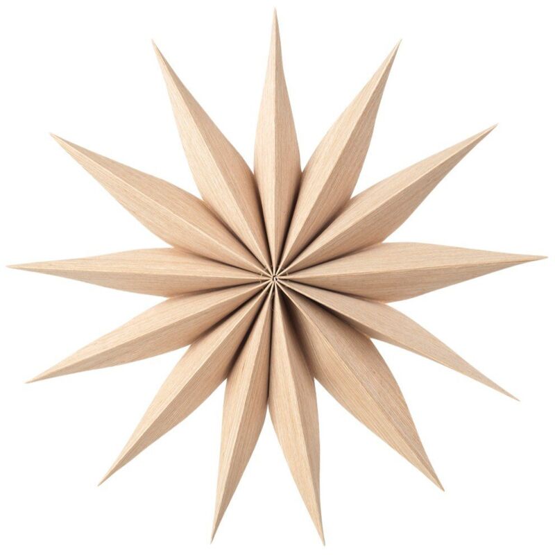 foto del prodotto broste copenhagen venok stella, compensato, naturale, 30 cm