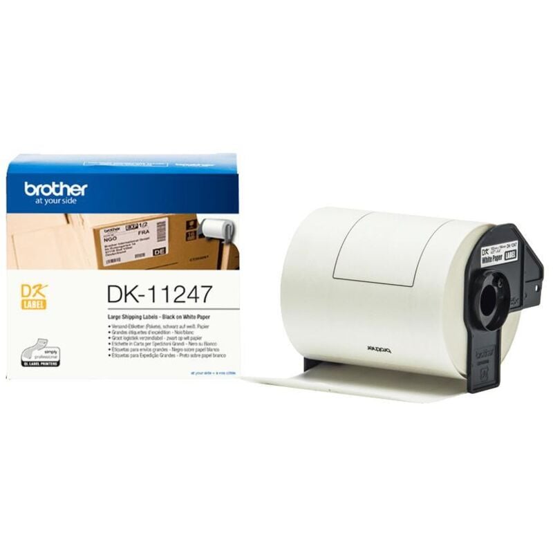 foto del prodotto brother - dk11247 - etichette autoadesive per indirizzo e spedizione 180 pz