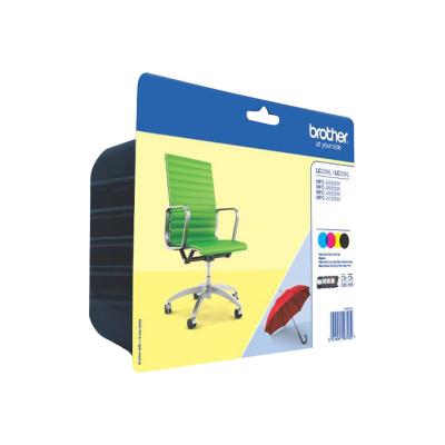 foto del prodotto brother ink lc 229xl lc229xl black schwarz color lc229xlvalbp 