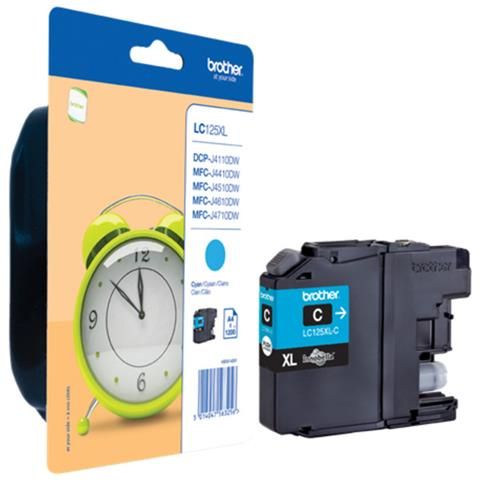 foto del prodotto brother lc 125xlc cartuccia d inchiostro 1 pz originale ciano