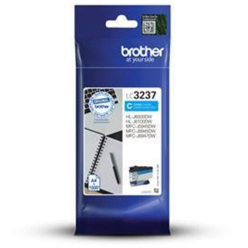 foto del prodotto brother lc-3237c cartuccia d'inchiostro 1 pz originale resa standard ciano