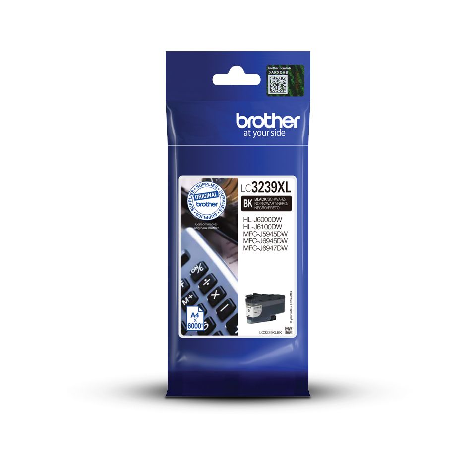 foto del prodotto brother lc 3239xlbk cartuccia d inchiostro 1 pz originale resa elevata xl nero