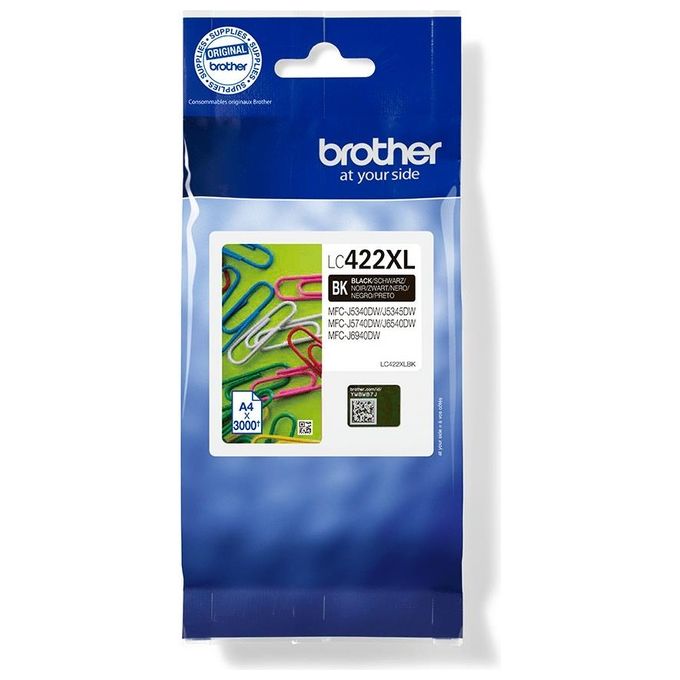 foto del prodotto brother lc-422xlbk cartuccia d'inchiostro 1 pezzo originale resa elevata xl nero