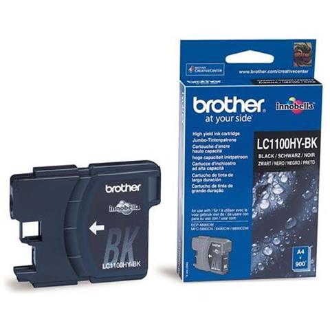 foto del prodotto brother lc1100hybk cartuccia d inchiostro 1 pz originale nero