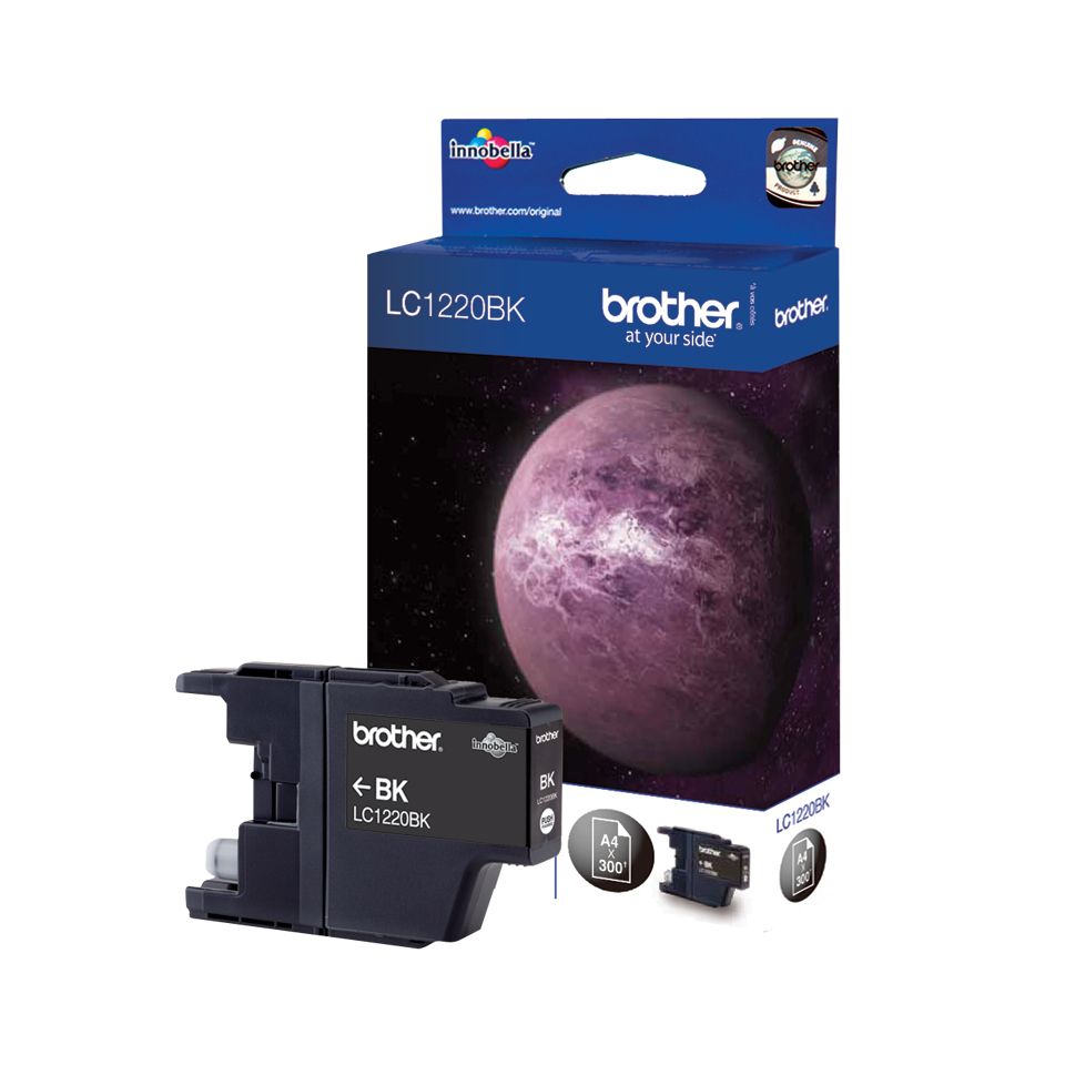 foto del prodotto brother lc1220bk cartuccia d inchiostro 1 pz originale nero