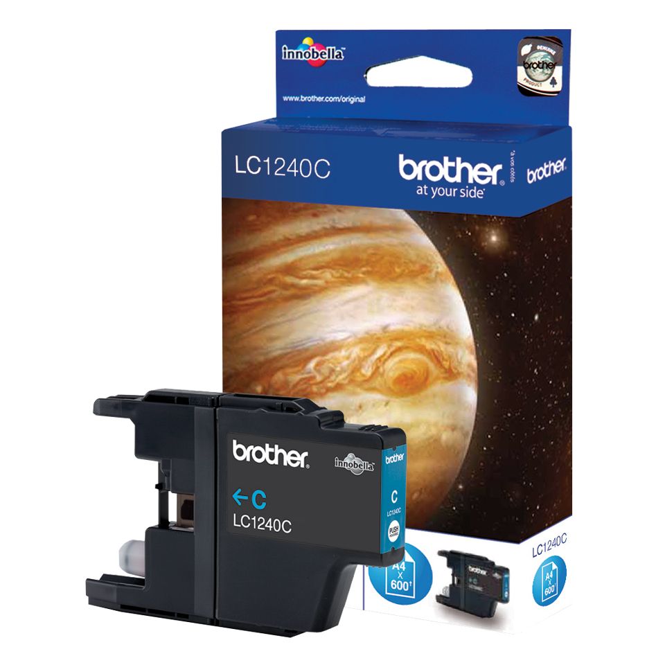 foto del prodotto brother lc1240c cartuccia d inchiostro 1 pz originale ciano