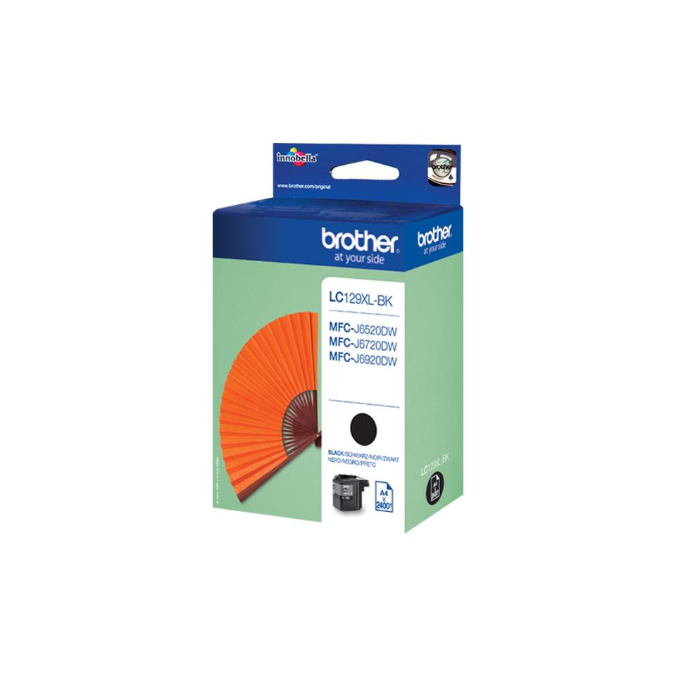 foto del prodotto brother lc129xlbk cartuccia d inchiostro 1 pz originale resa elevata xl nero