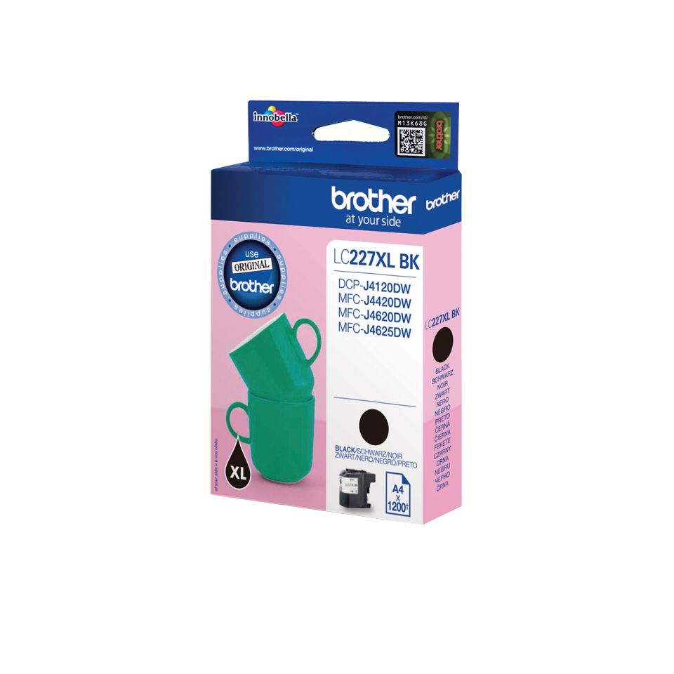 foto del prodotto brother lc227xlbk cartuccia d inchiostro 1 pz originale nero