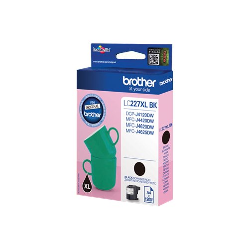 foto del prodotto brother lc227xlbkbp cartuccia d inchiostro 1 pz originale nero