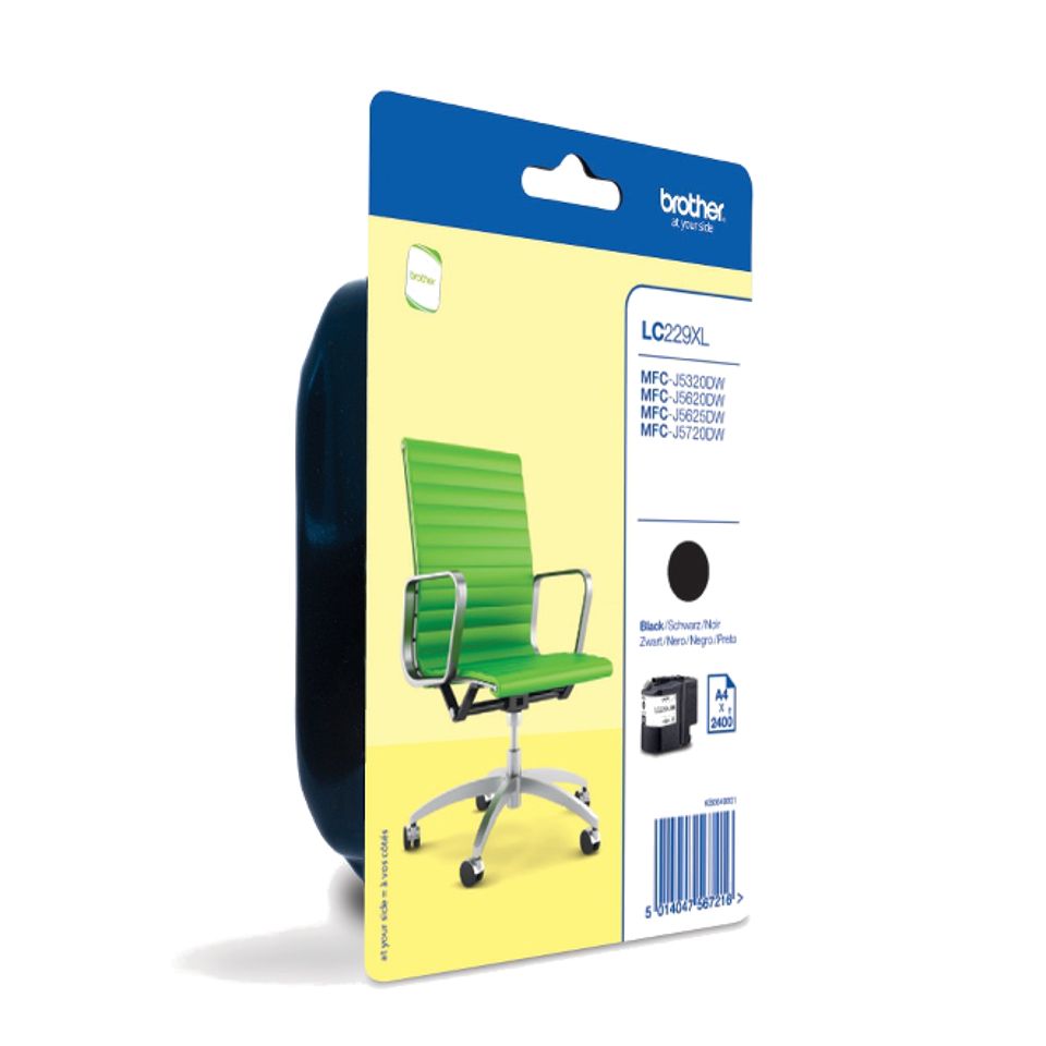 foto del prodotto brother lc229xlbk cartuccia d inchiostro 1 pz originale nero