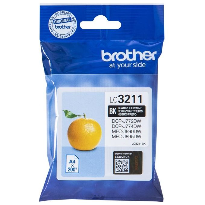 foto del prodotto brother lc3211bk nera 200pp per dcp j572dw mfc j491dw mfc j890dw