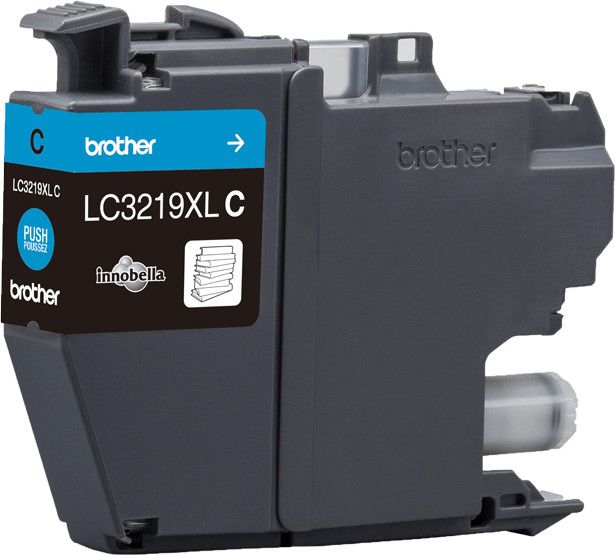 foto del prodotto brother lc3219xlc cartuccia d inchiostro 1 pz originale ciano