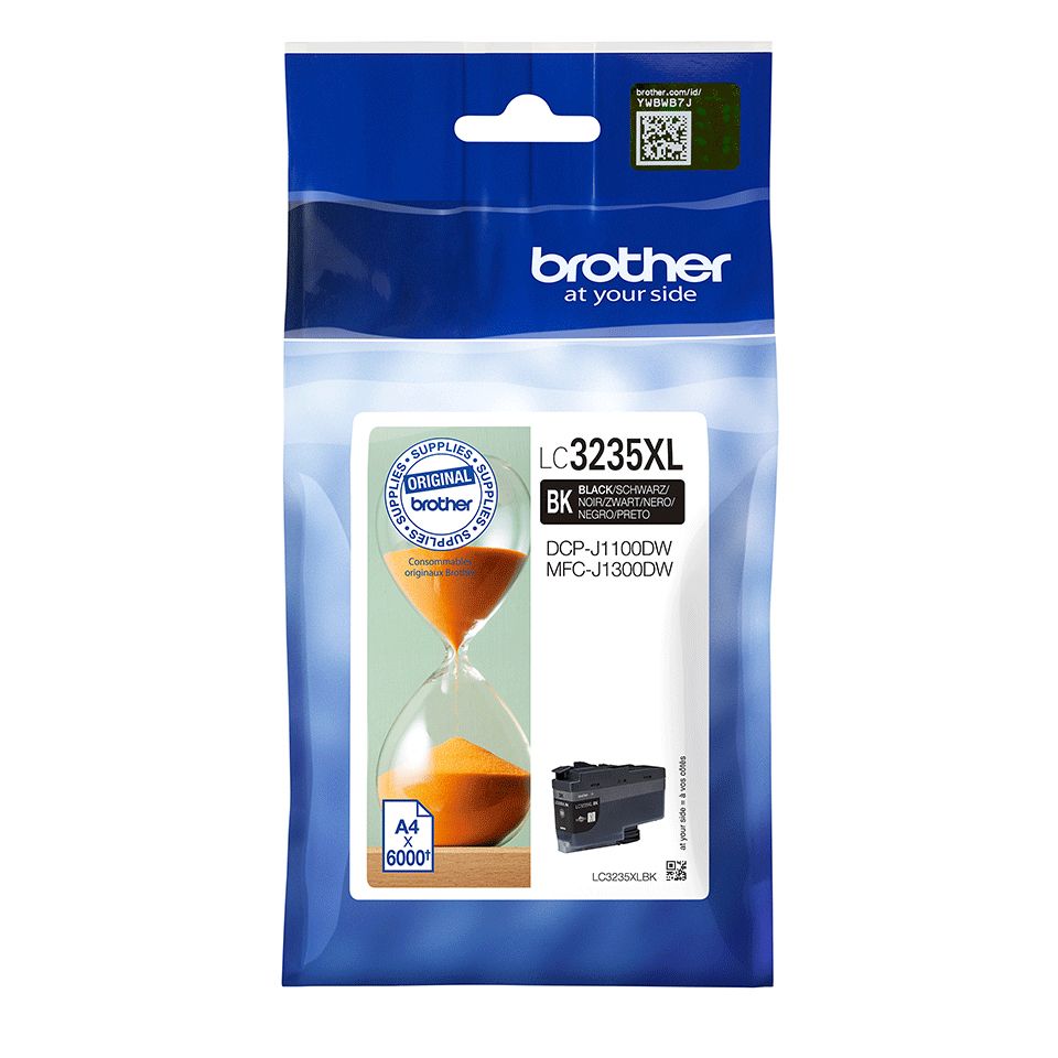 foto del prodotto brother lc3235xlbk cartuccia d inchiostro 1 pz originale nero