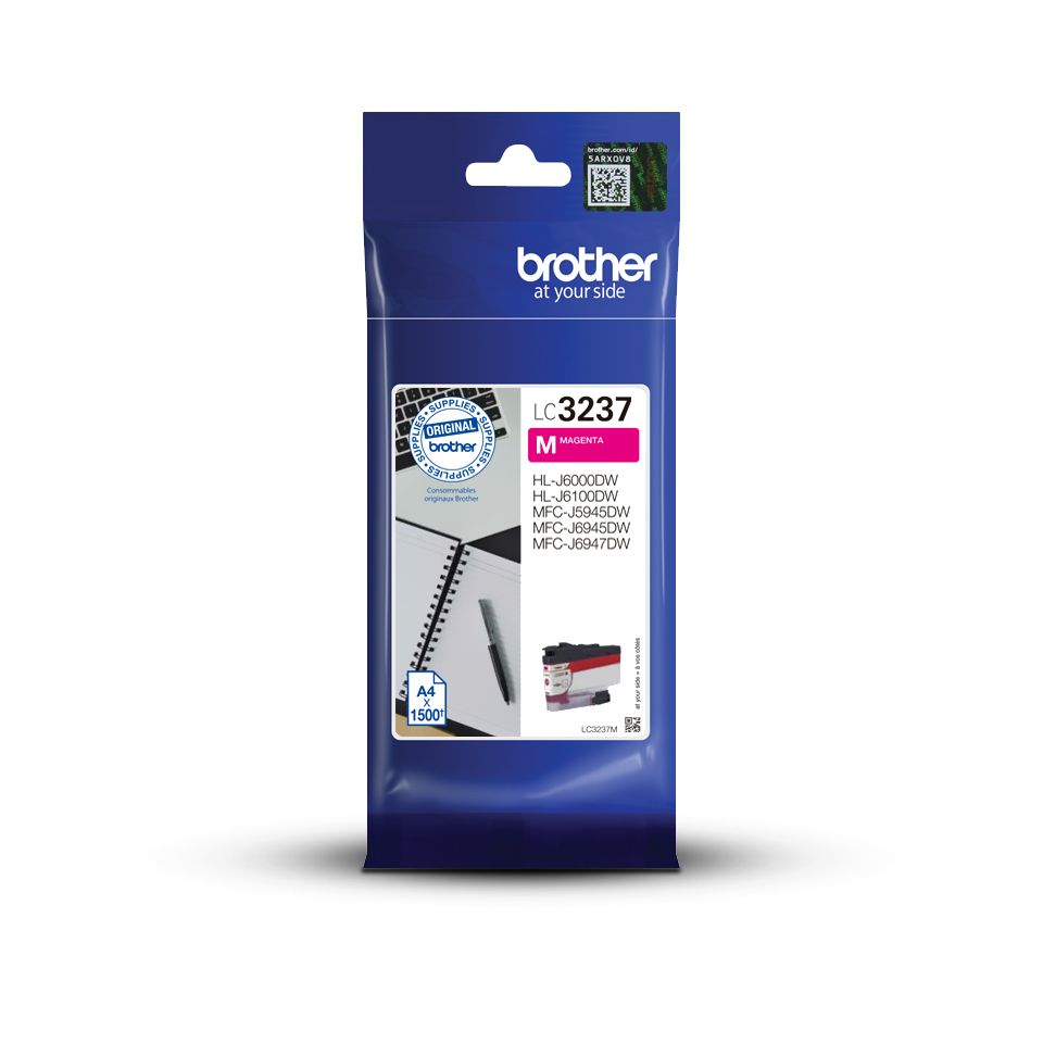 foto del prodotto brother lc3237m cartuccia d inchiostro 1 pz originale magenta