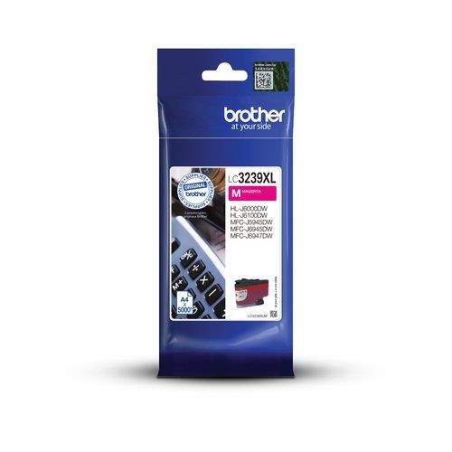 foto del prodotto brother lc3239xlm cartuccia d inchiostro 1 pz originale magenta