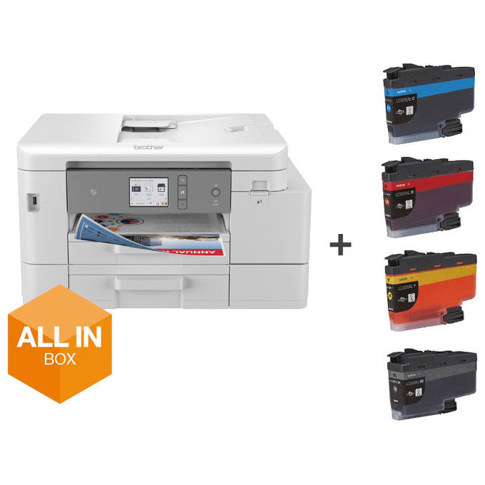 foto del prodotto brother mfc j4535dwxl stampante multifunzione inkjet a4 wi fi colore adf fronte retro