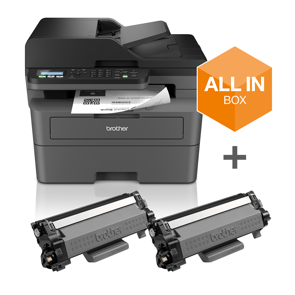 foto del prodotto brother mfc l2827dwxl stampante multifunzione laser a4 1200 x 1200 dpi 32 ppm wi fi