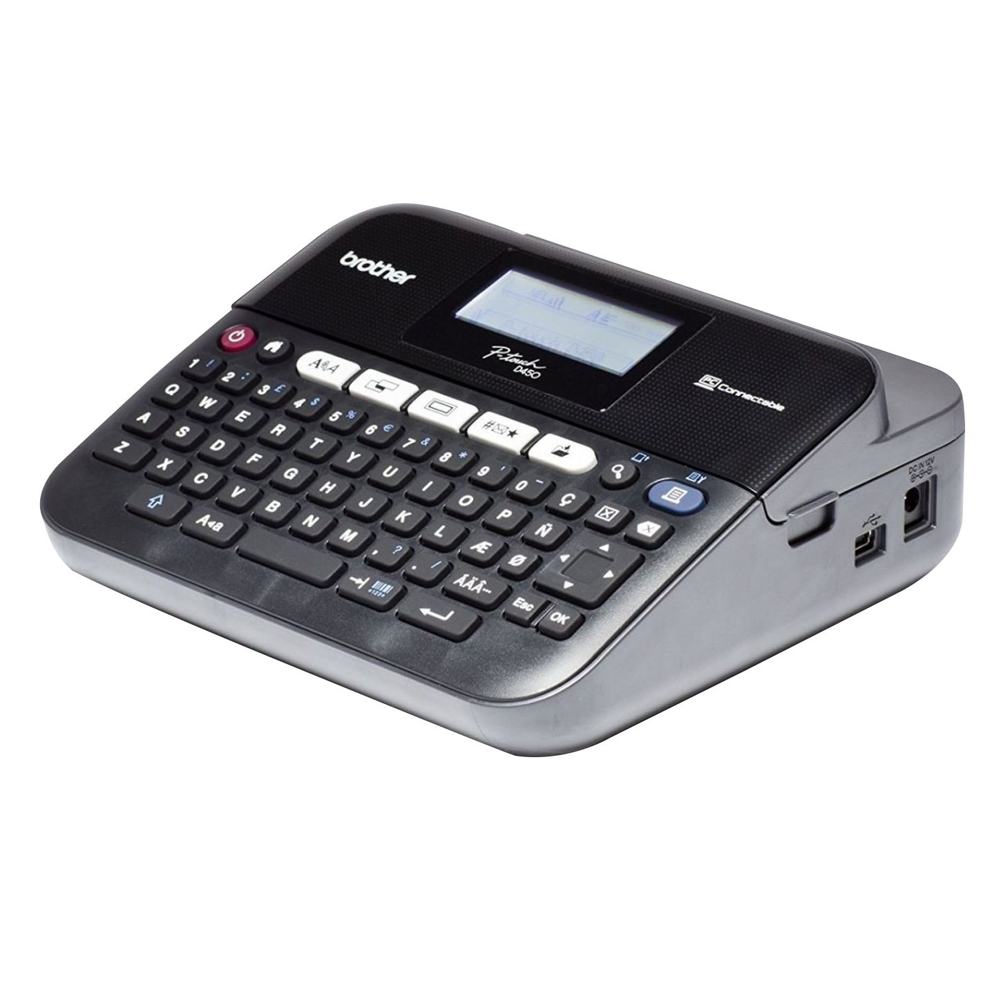 foto del prodotto brother pt d450vp stampante per etichette cd trasferimento termico 180 x 180 dpi 30 mm s cablato tze qwerty