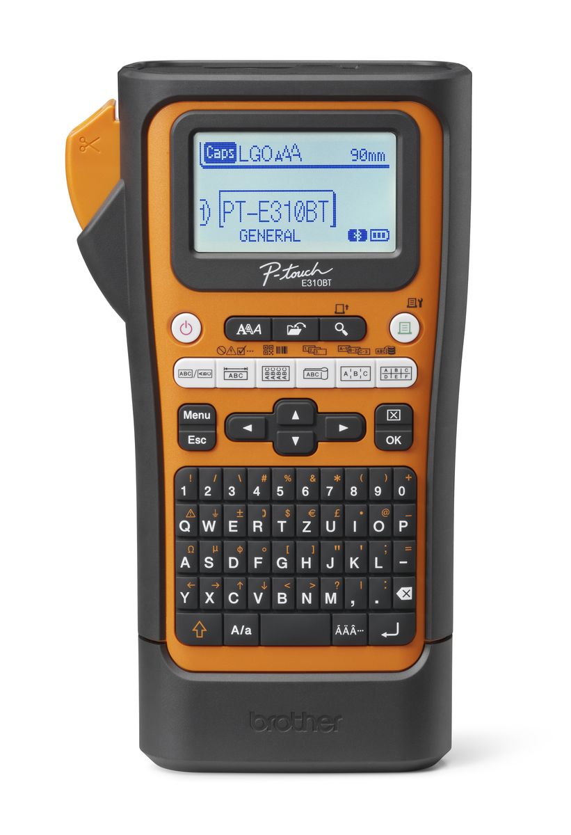 foto del prodotto brother pt e310btvp stampante per etichette cd trasferimento termico 180 x 180 dpi 20 mm s con cavo e senza cavo hse tze bluetooth qwerty