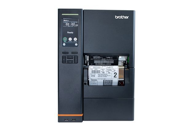 foto del prodotto brother tj4422tn stampante per etichette cd linea termica 203 x 203 dpi cablato collegamento ethernet lan