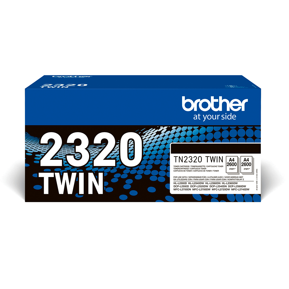 foto del prodotto brother tn 2320twin cartuccia toner 1 pz originale nero