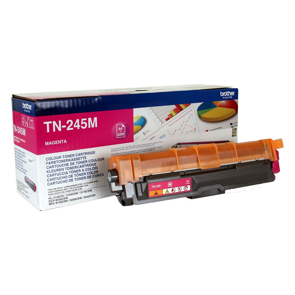 foto del prodotto brother tn 245m cartuccia toner 1 pz originale magenta