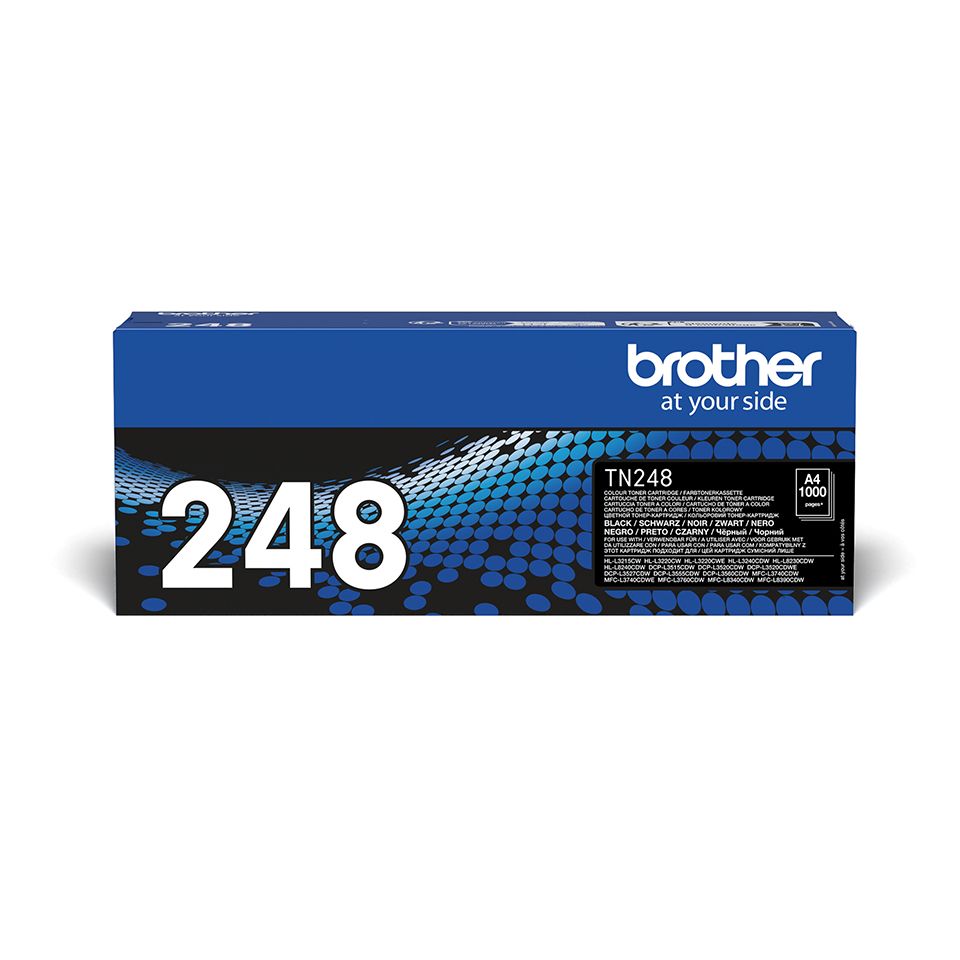 foto del prodotto brother tn 248bk cartuccia toner 1 pz originale nero