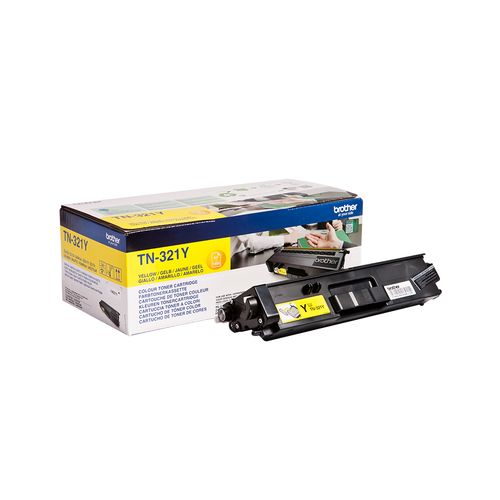 foto del prodotto brother tn 321y cartuccia toner 1 pz originale giallo