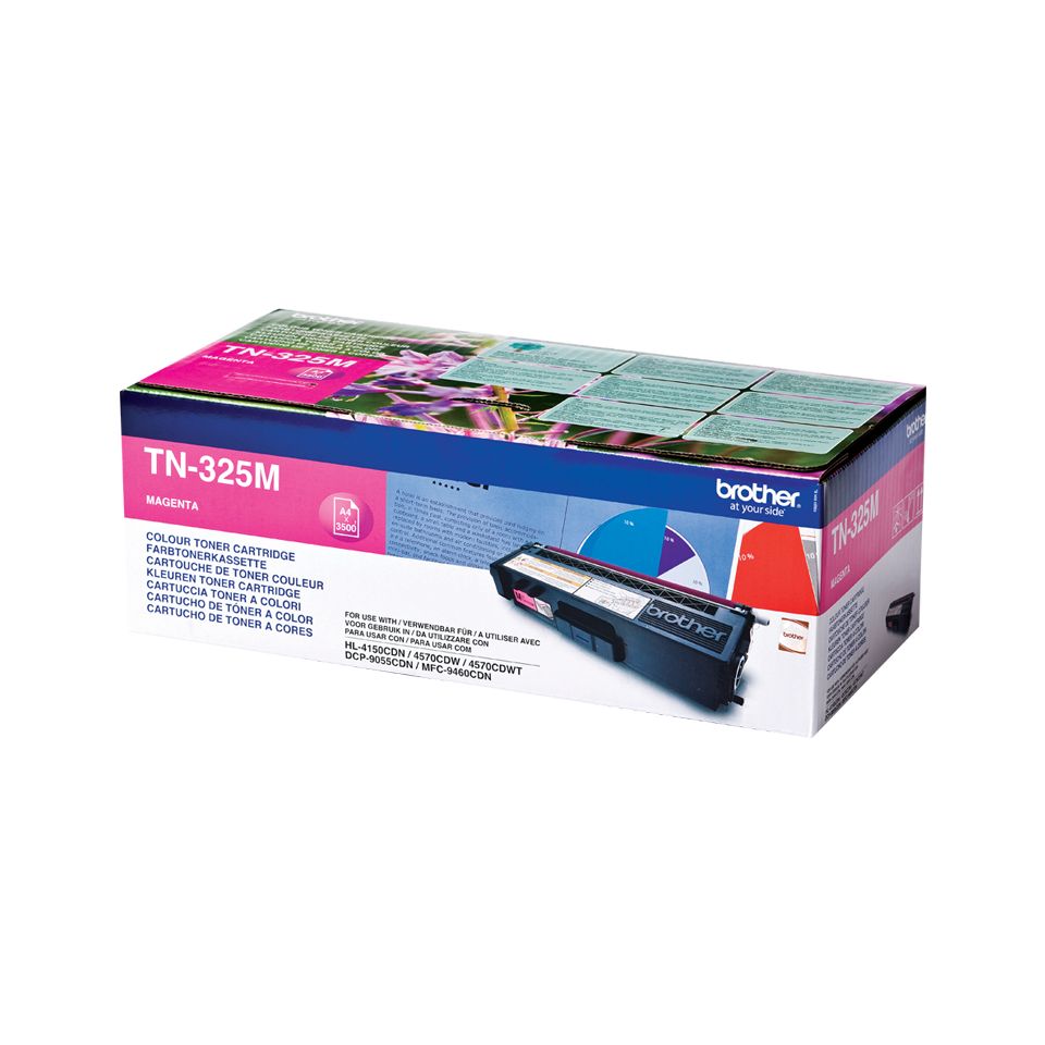 foto del prodotto brother tn 325m cartuccia toner 1 pz originale magenta
