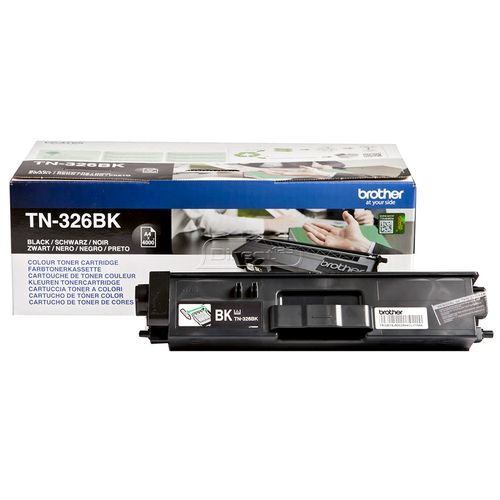 foto del prodotto brother tn 326bk cartuccia toner 1 pz originale nero