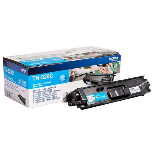 foto del prodotto brother tn 326c cartuccia toner 1 pz originale ciano