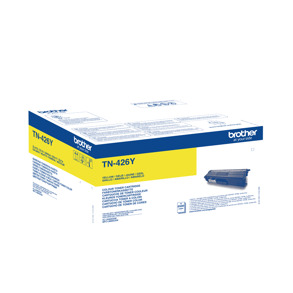 foto del prodotto brother tn 426y cartuccia toner 1 pz originale giallo