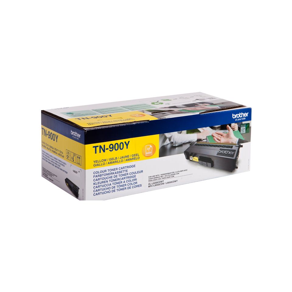 foto del prodotto brother tn 900y cartuccia toner 1 pz originale giallo