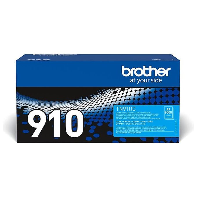 foto del prodotto brother tn-910c toner 1 pezzo originale ciano