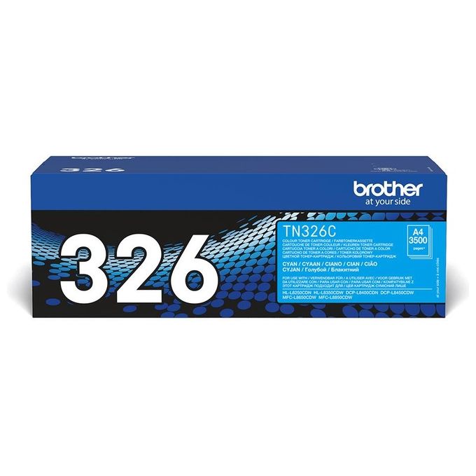 foto del prodotto brother toner tn-326c 3500pg. per hl-l8250-l8350 dcp-l8400-l8450 mfc-l8650-l8850