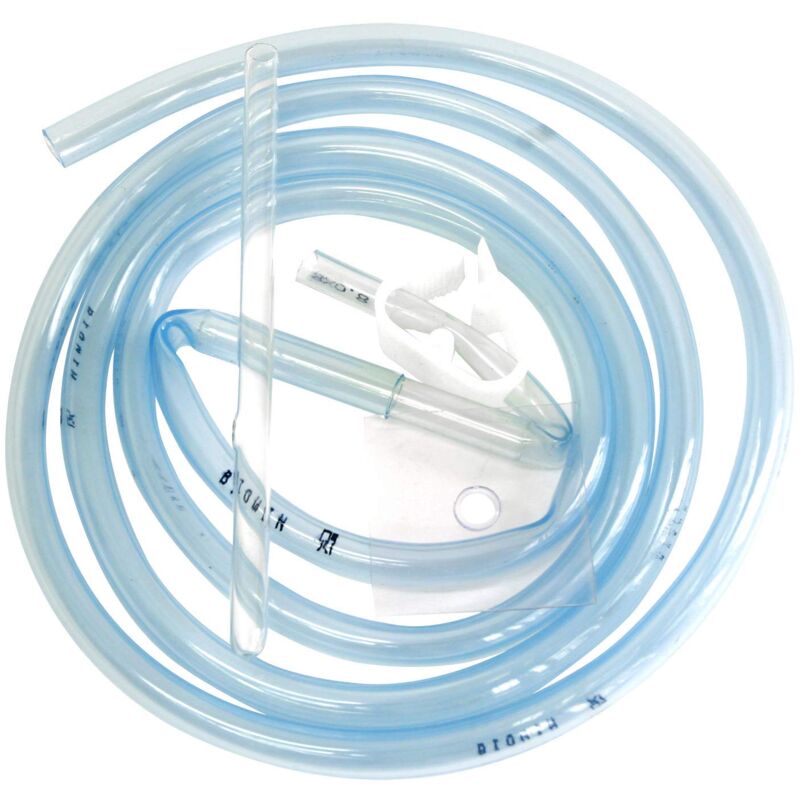 foto del prodotto browin visiobrands 353010 tubo da vino con morsetto per riempire e versare liquidi, elastico, lunghezza 2 m, diametro 8 mm, trasparente, 6,5 x 17