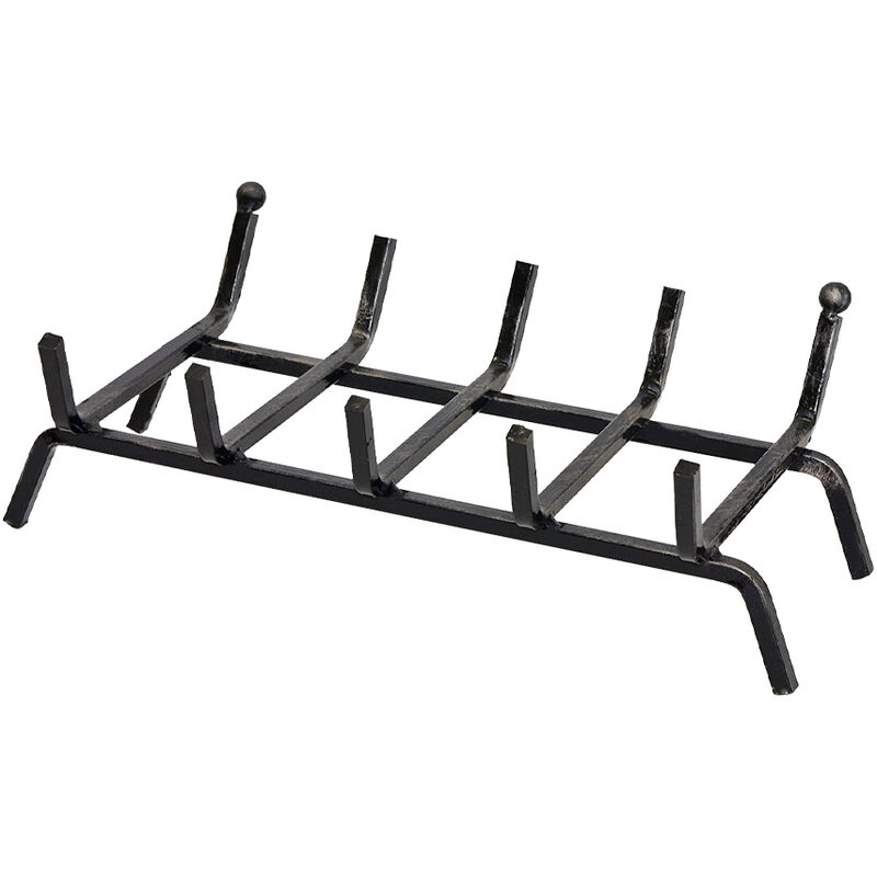 foto del prodotto brucialegna per camino in acciaio 50x35 cm ferliving sezione 12x12 mm