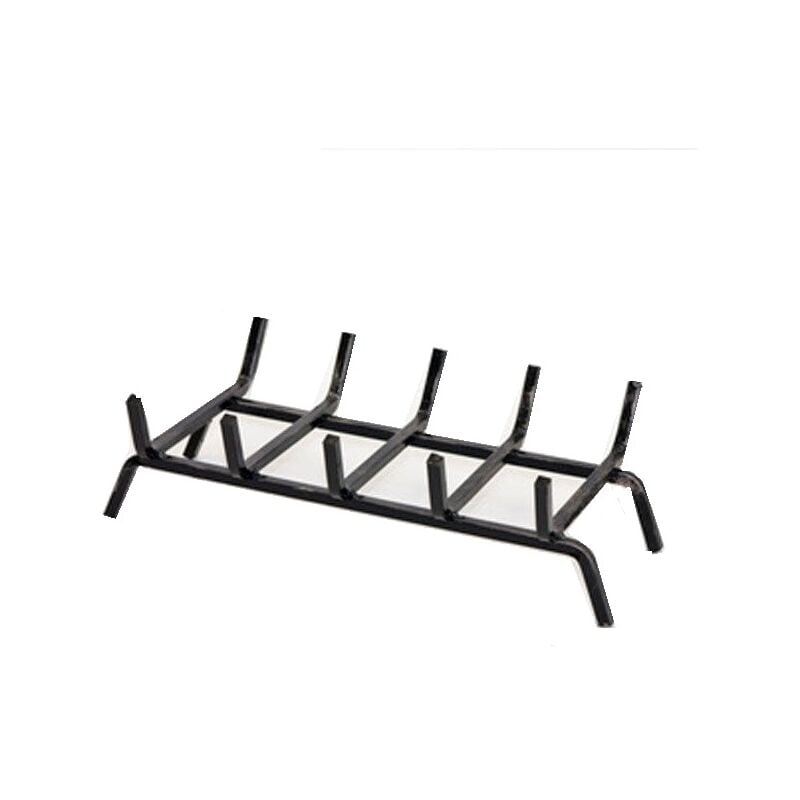 foto del prodotto brucialegna per camino in ferro 5 barre 37x31x15hcm portalegna
