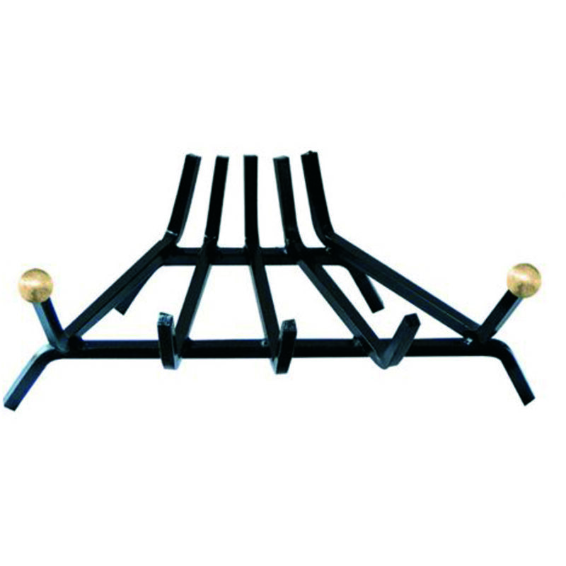 foto del prodotto brucialegna triangolare per camino cm.45x30x16h. 624 